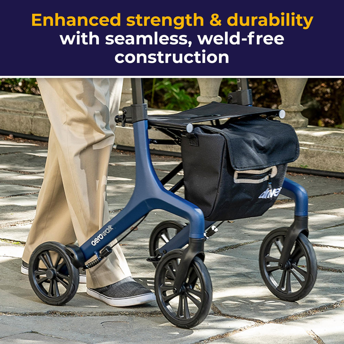 Blue 15.2 lb Rollator K3270