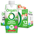 Organic Grass Fed Protein Shake, Strawberry, 11oz, 12pk L662