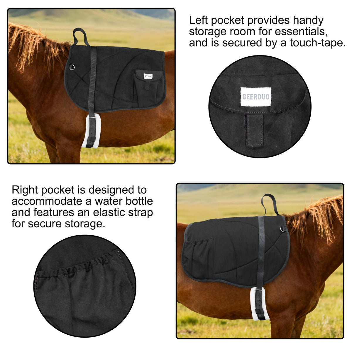 Western Contour Horse Saddle Pad D698332