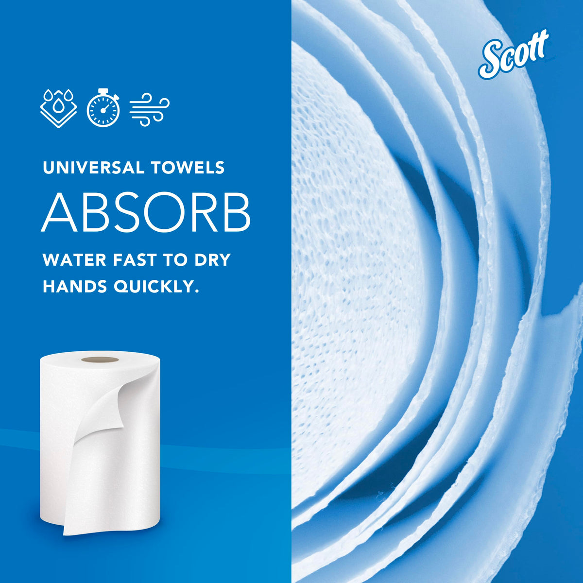 Hard Roll Paper Towels 6 Rolls U586