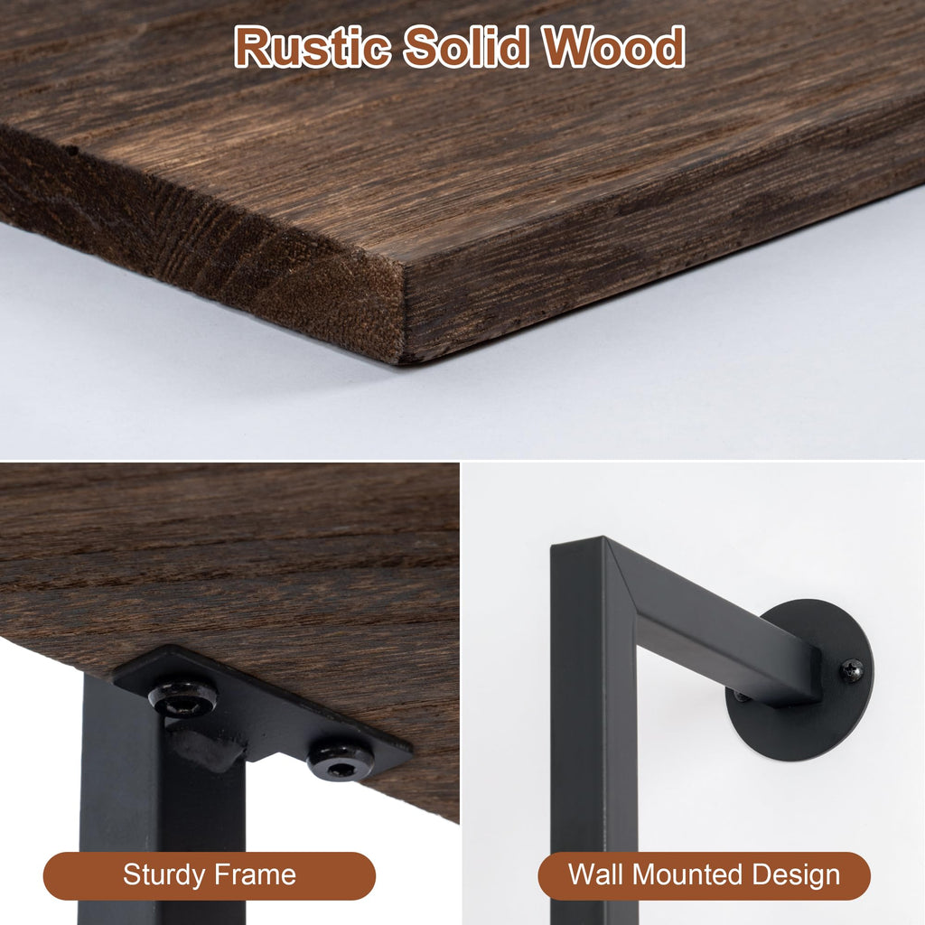 5-Tier Solid Wood Ladder Bookshelf L850