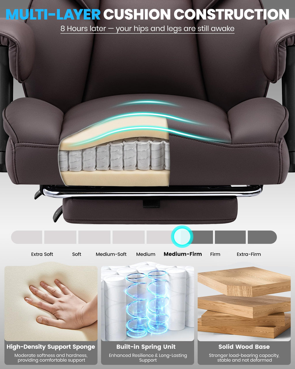 Office Chair with Adjustable Lumbar Support W5127