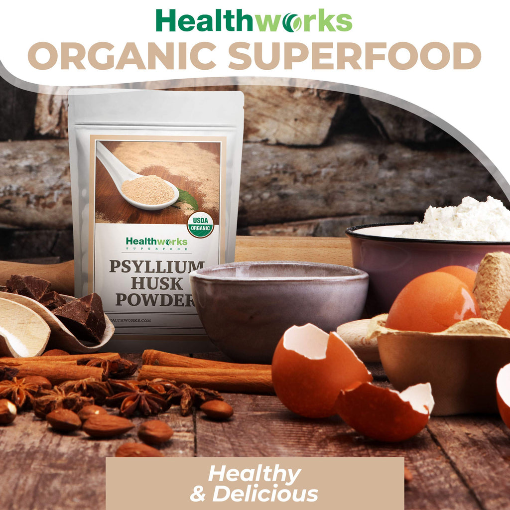 Organic Psyllium Husk Powder 2 lb Z465121