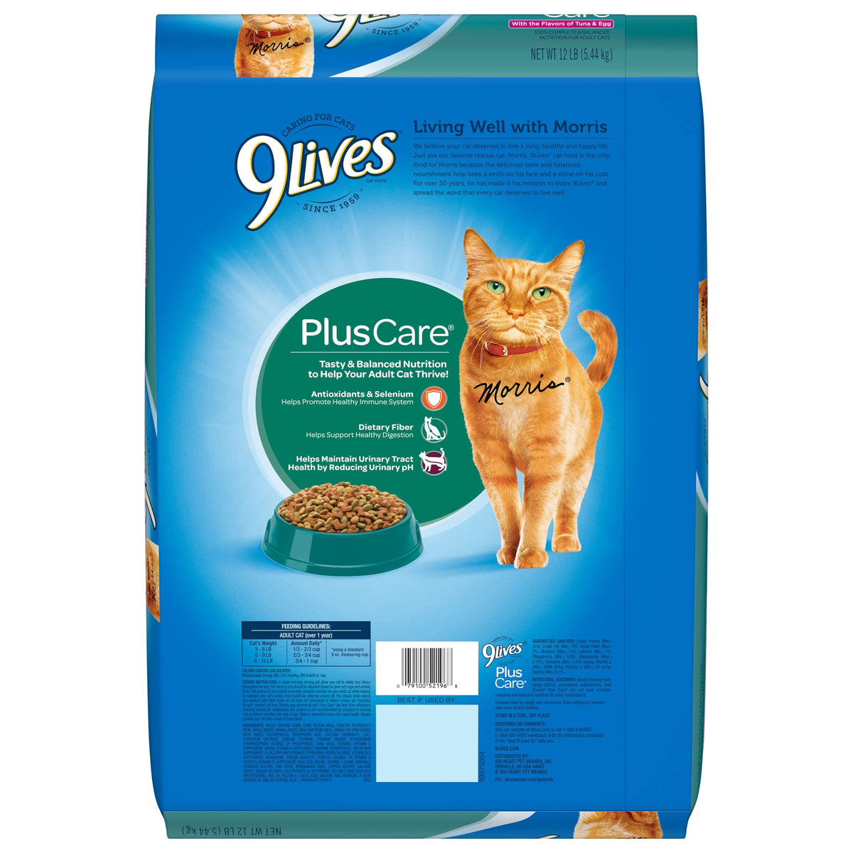 Dry Cat Food 12 lb. Bag J2124