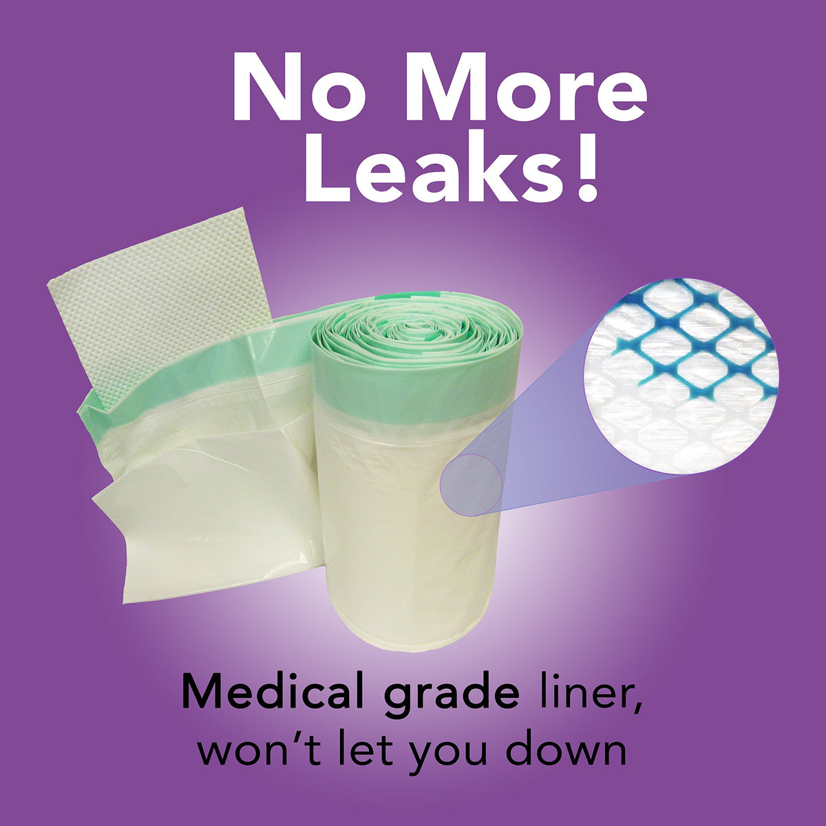 Disposable Commode Liners 60 Count A7998