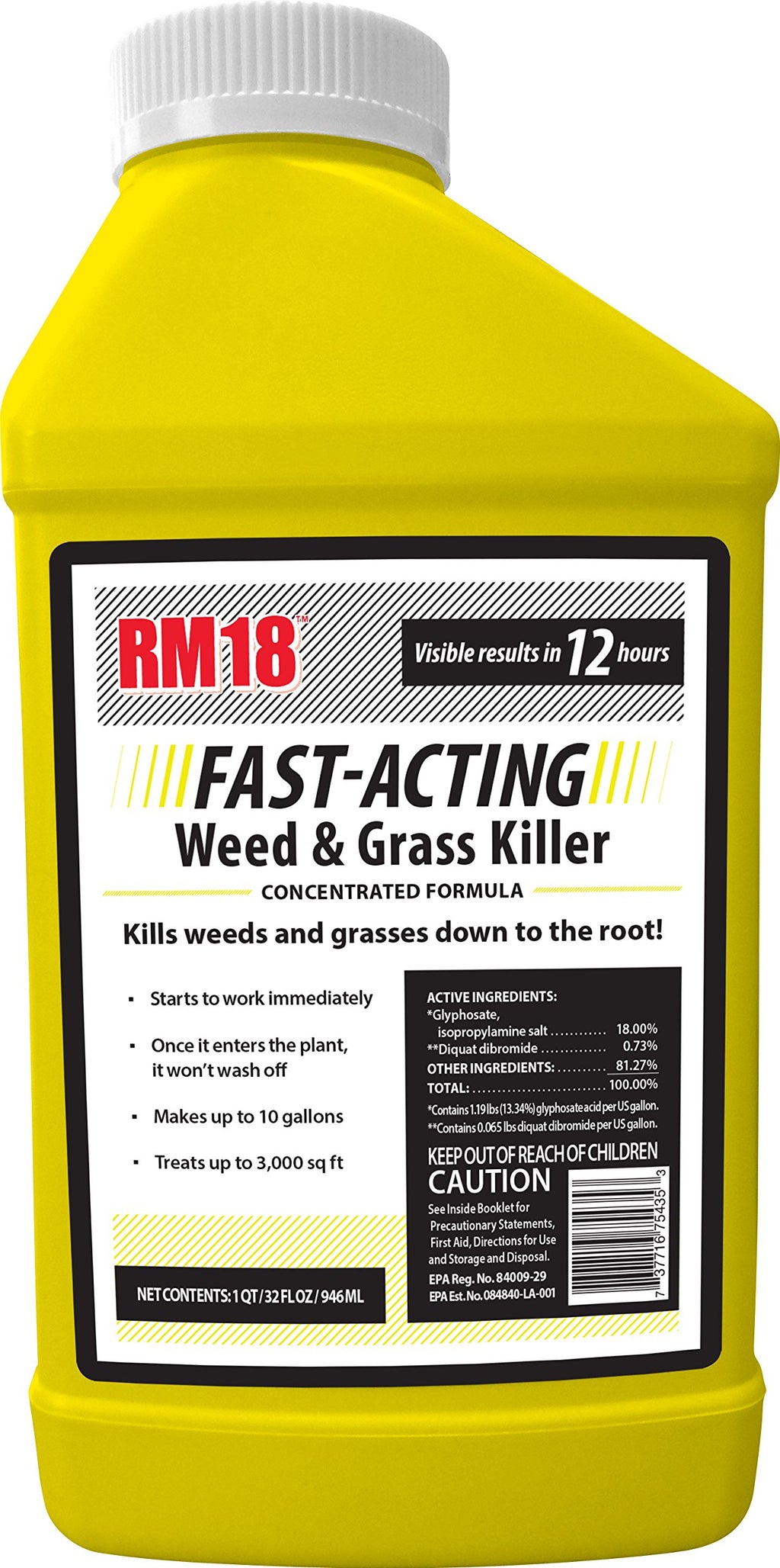 Fast-Acting Weed & Grass Killer Herbicide 32-ounce W269832