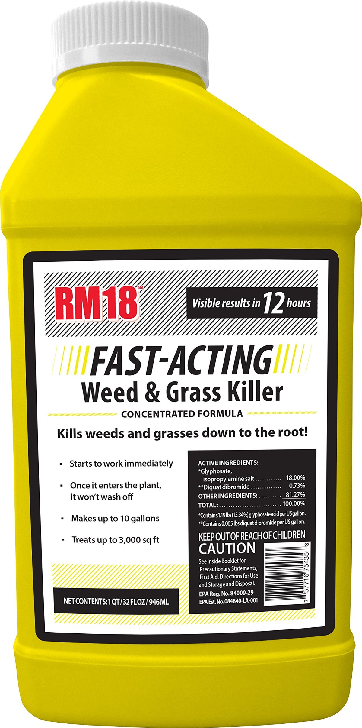 Fast-Acting Weed & Grass Killer Herbicide 32-ounce W269832