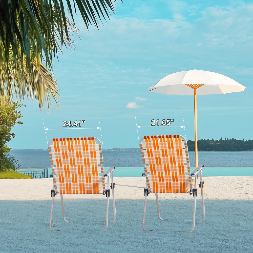 Folding Camping Chairs Set of 2 Steel M546905