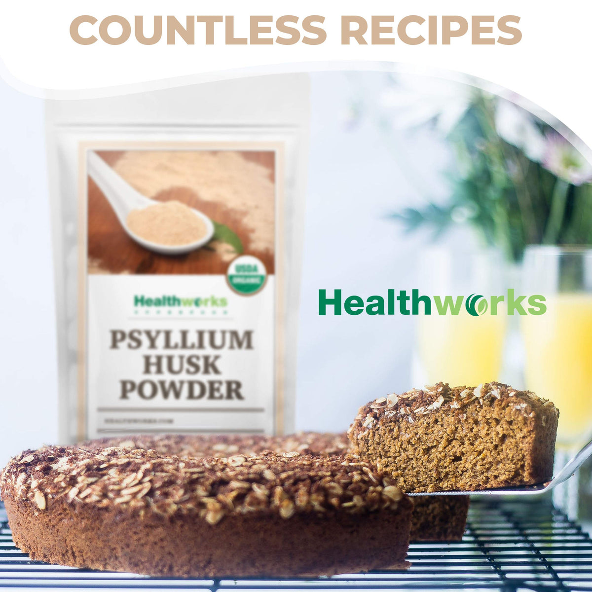 Organic Psyllium Husk Powder 2 lb Z465121
