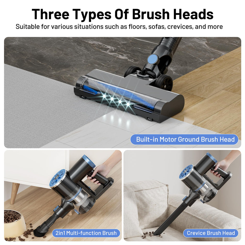 Cordless Stick Vacuum with LED Screen P7304