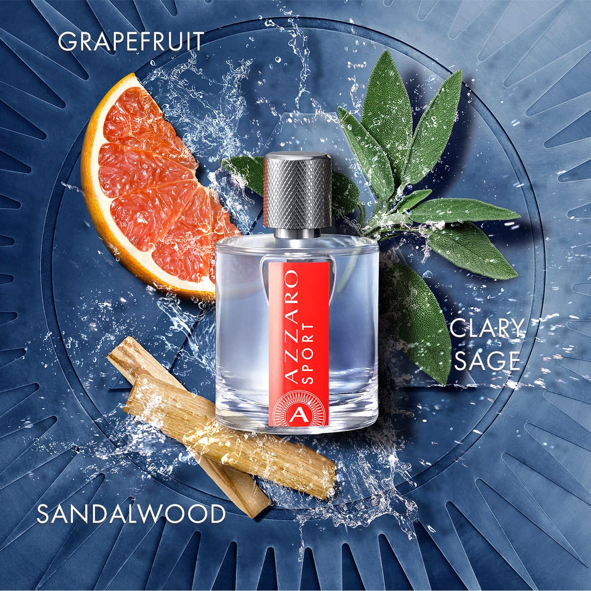 Eau de Toilette Citrus Aromatic Woody Fragrance 3.4 Fl Oz O4042