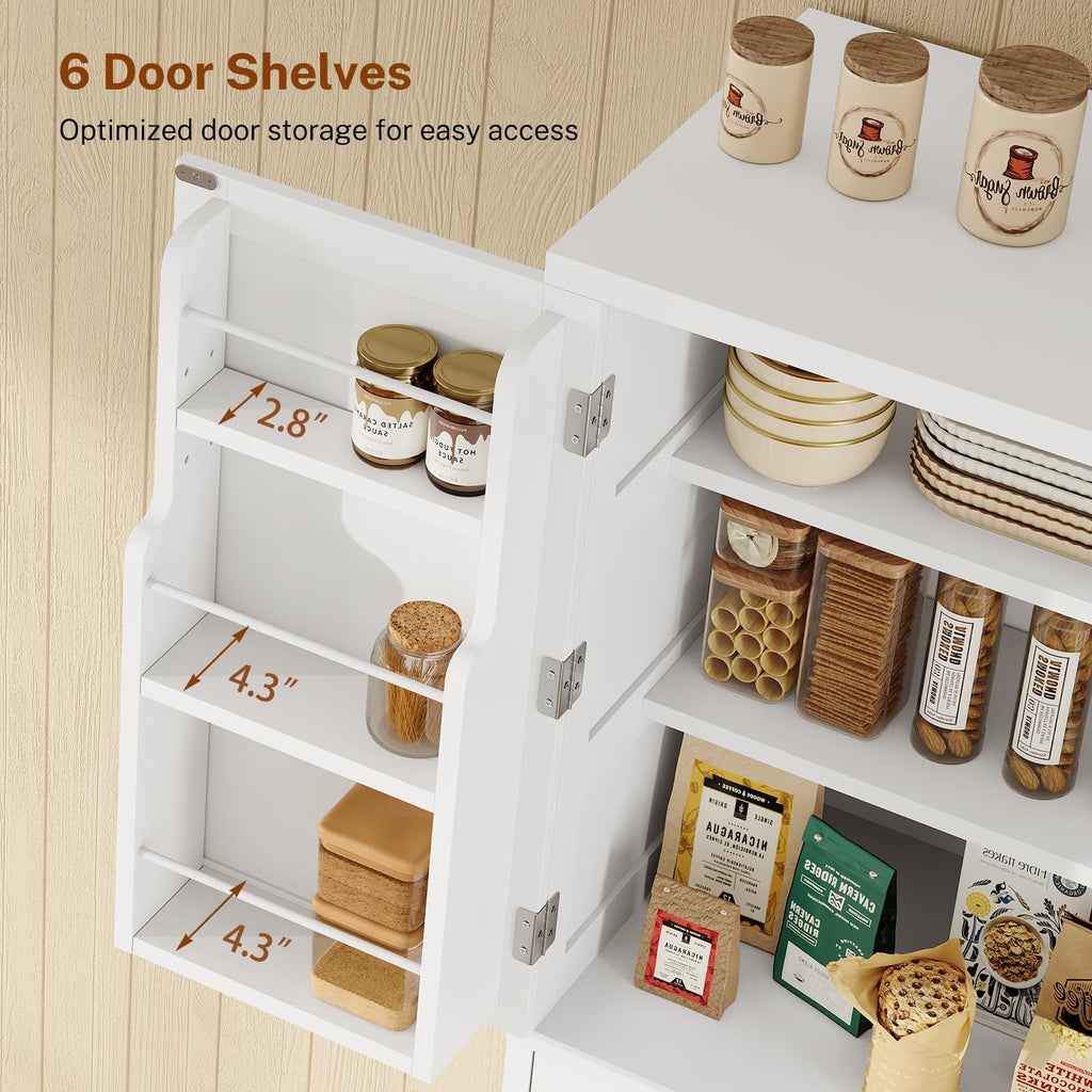 Pantry Cabinet with Barn Doors J7152