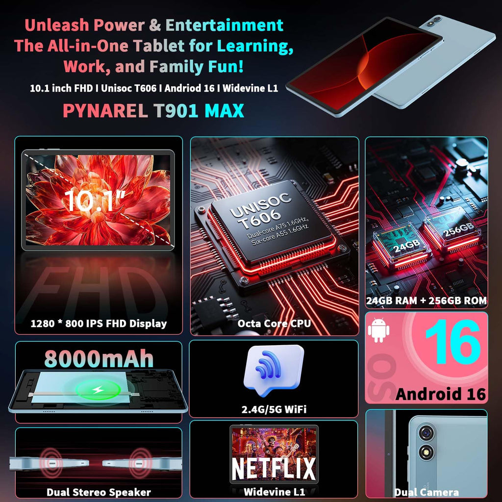 10 inch Android Tablet with Keyboard N711996