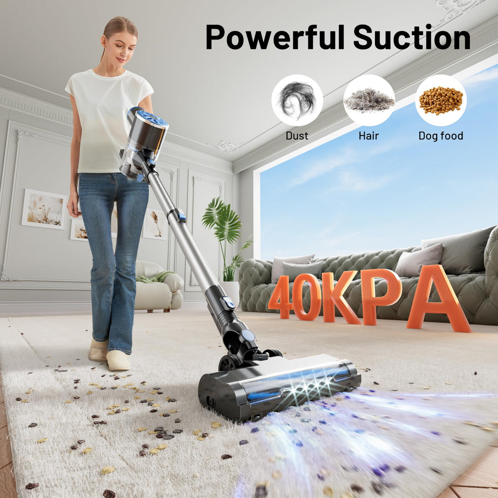 Cordless Stick Vacuum with LED Screen P7304