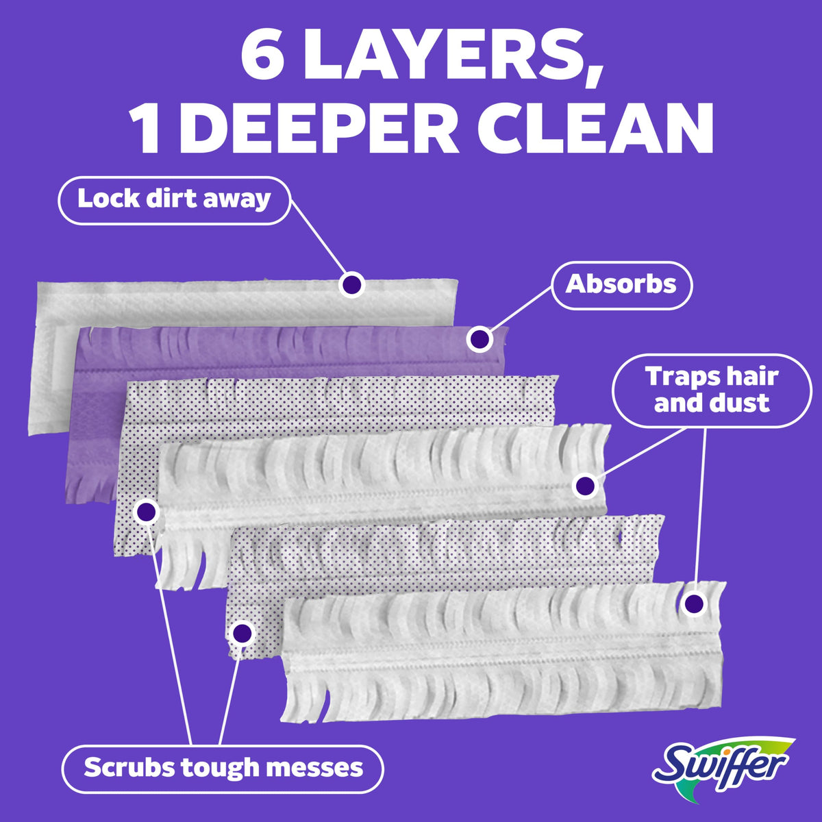 Multi-Surface Mopping Pad Refills, 11 Count I22976