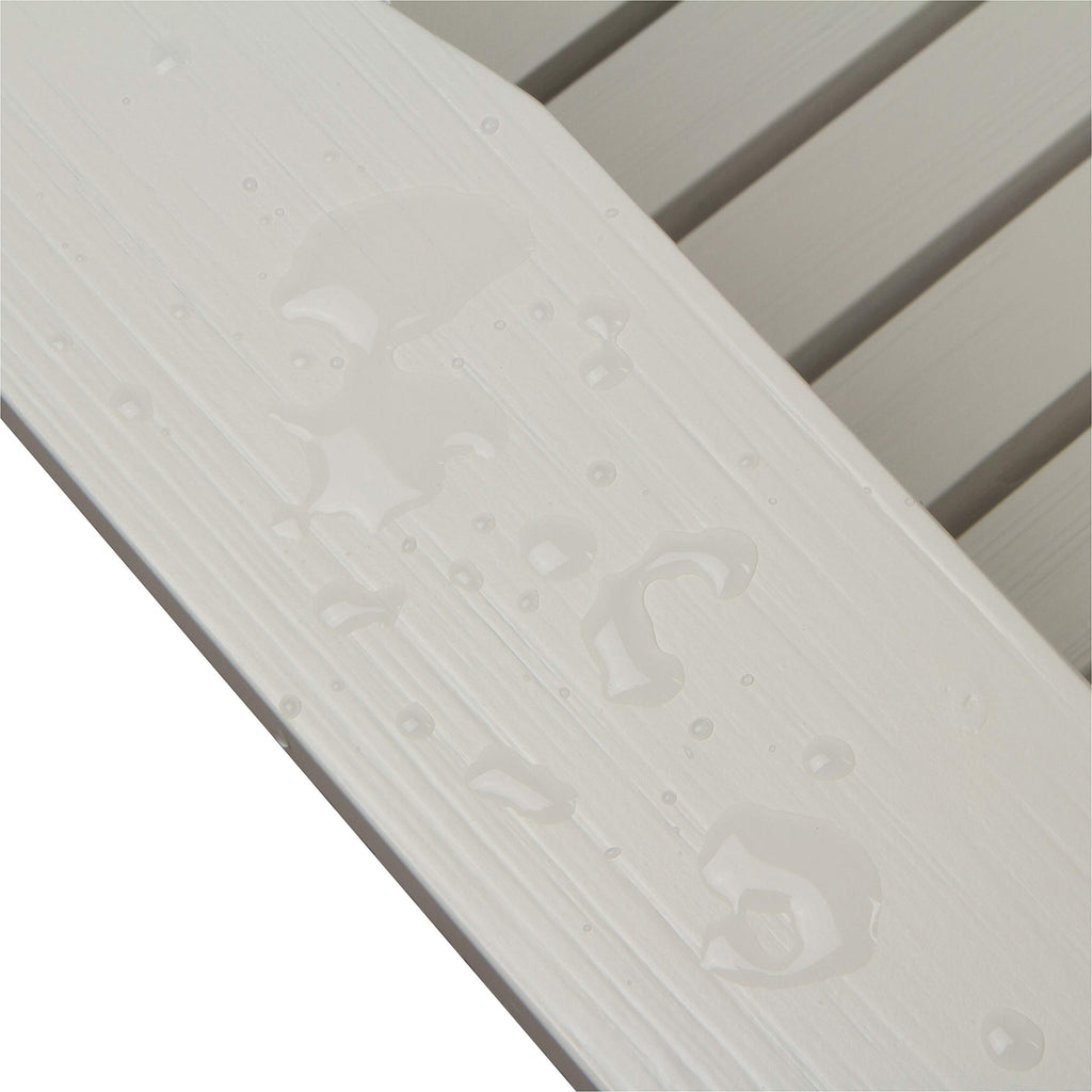 Light Ivory Wooden Outdoor Folding Chair F4886