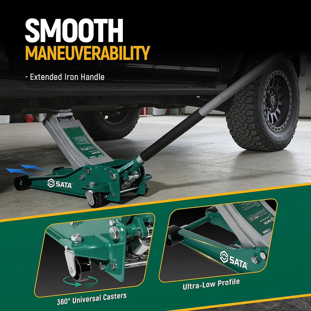 3 Ton Steel Hydraulic Floor Jack T985
