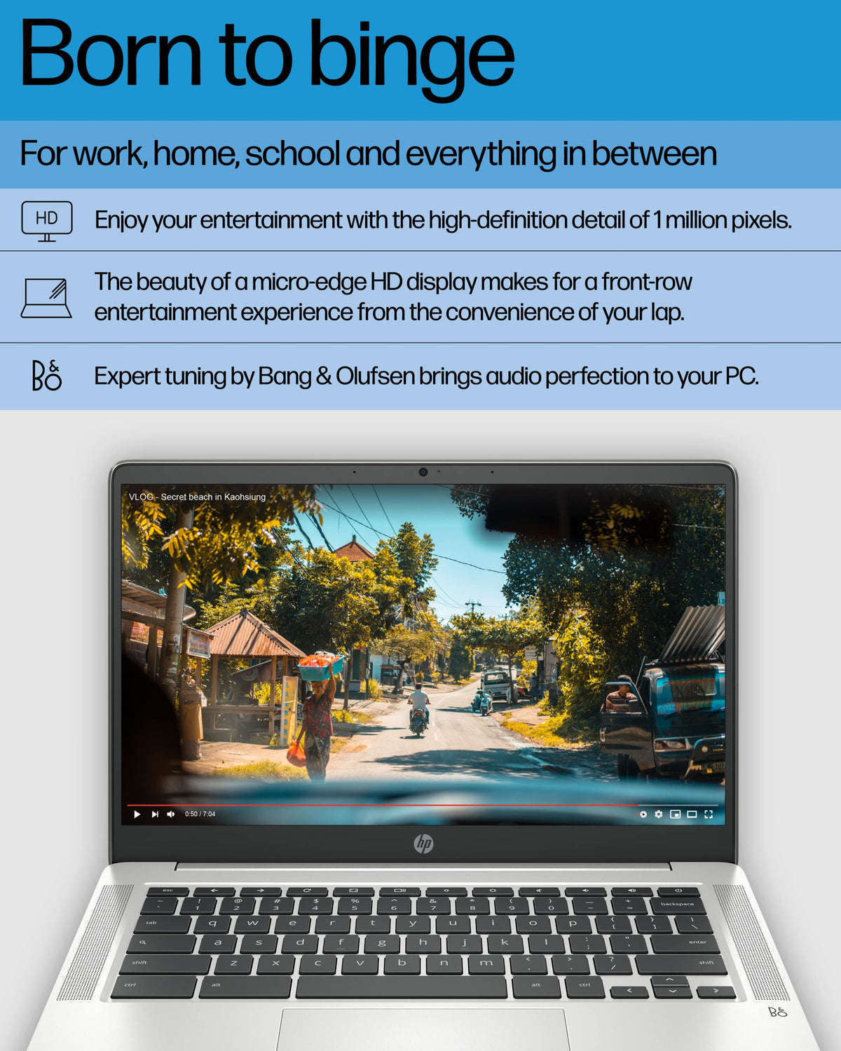 14 Laptop, Intel Celeron N4120, 4 GB RAM, 64 GB eMMC, Chrome OS, Mineral Silver Z546