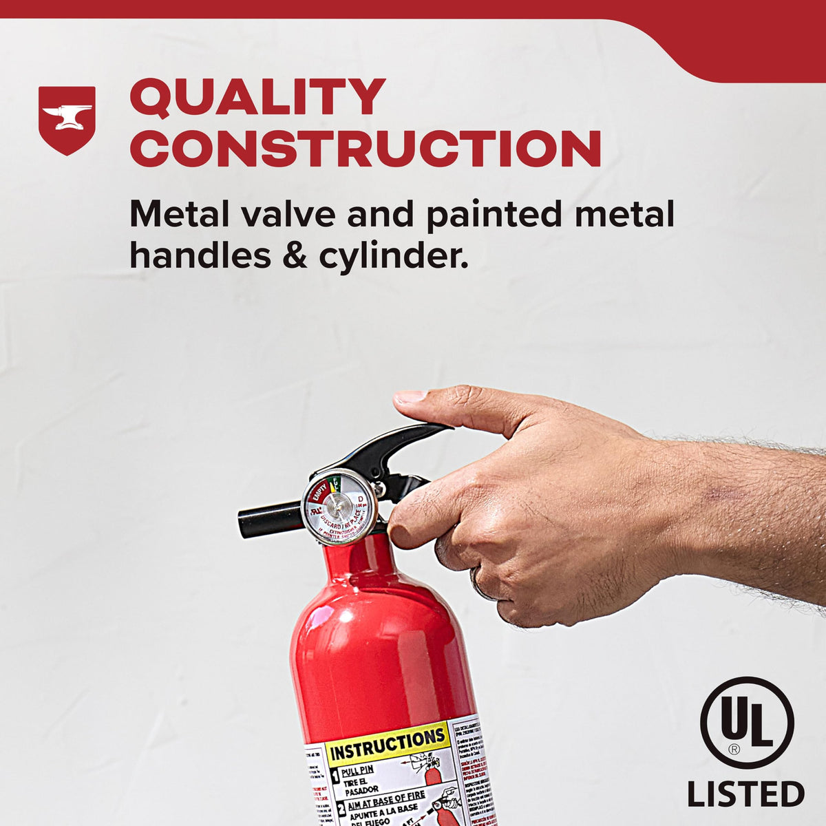 Fire Extinguisher 1-A:10-B:C 1 Pack Y344829