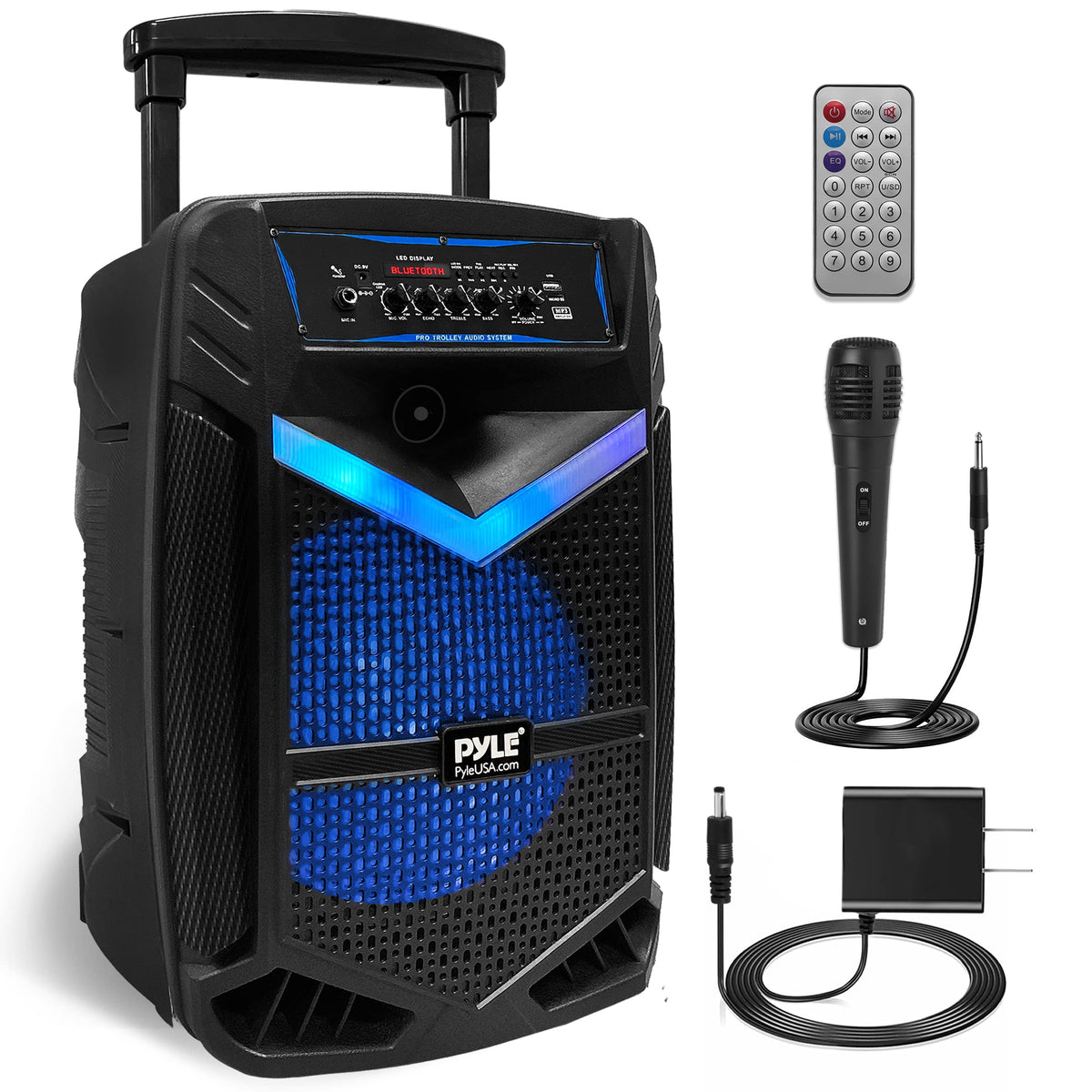 Portable Bluetooth PA Speaker System 800W Rechargeable T8849