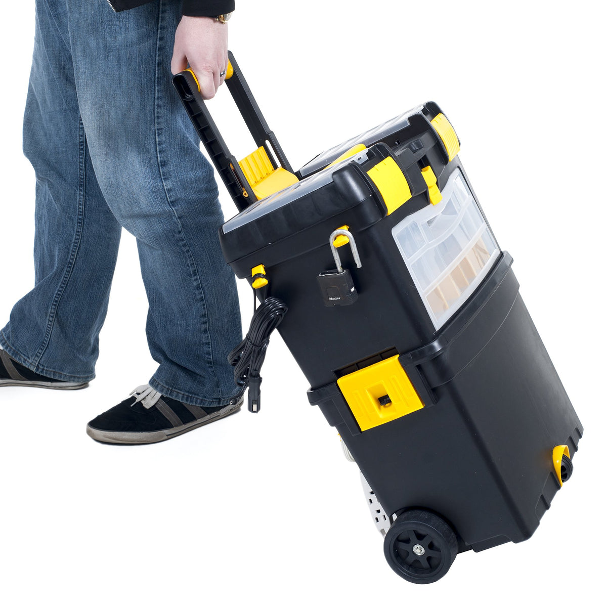 Portable Stackable Toolbox with Wheels and Drawers C285689