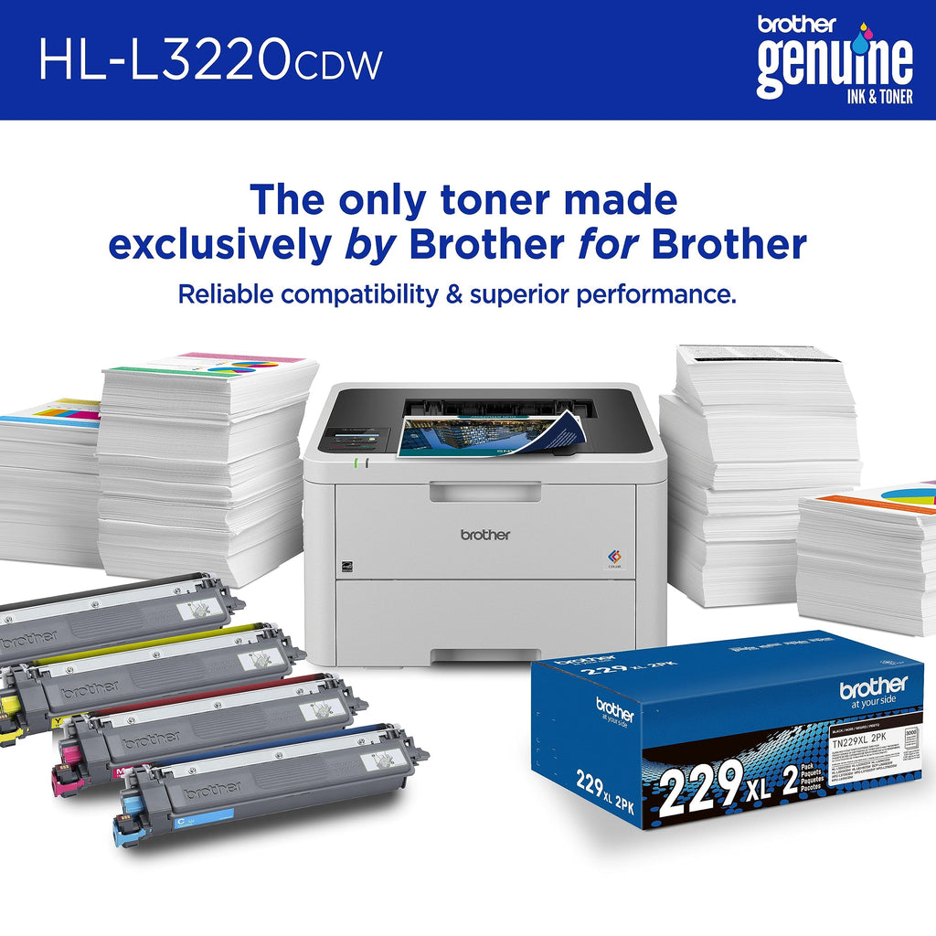 Color Laser Printer with Wireless Printing, Duplex, 250-Sheet Paper Tray D57679