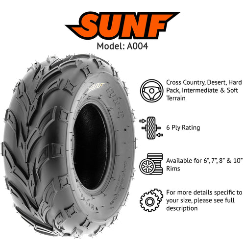 19x7-8 Tubeless 6 Ply Set of 4 X29077