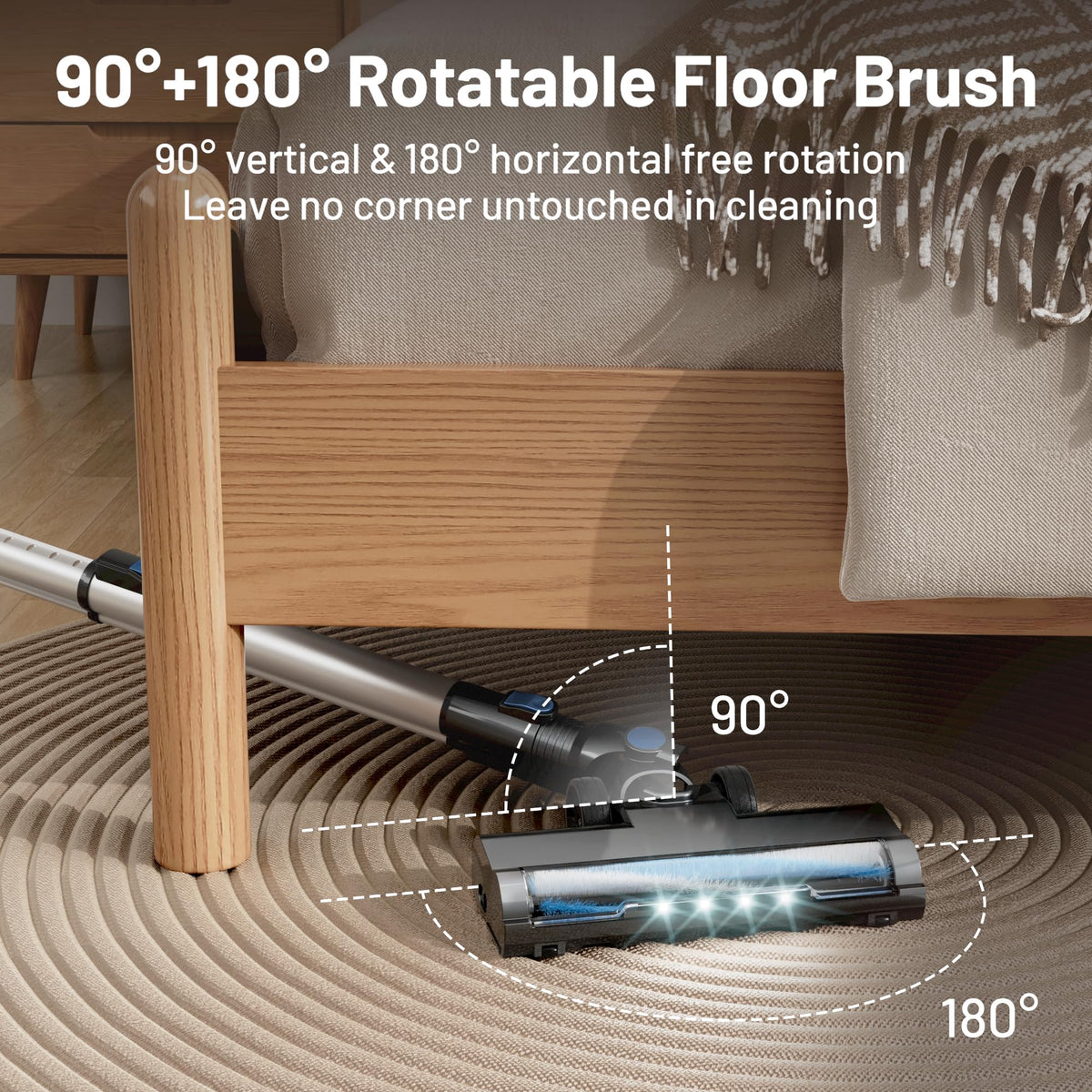 Cordless Stick Vacuum with LED Screen P7304