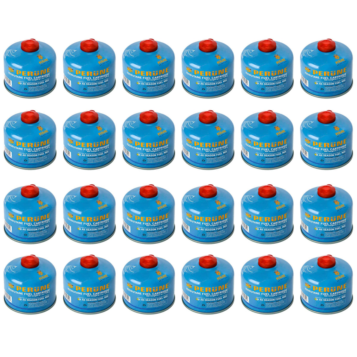 230gram Iso-Butane Camping Fuel Gas Canister 24 Pack F84402