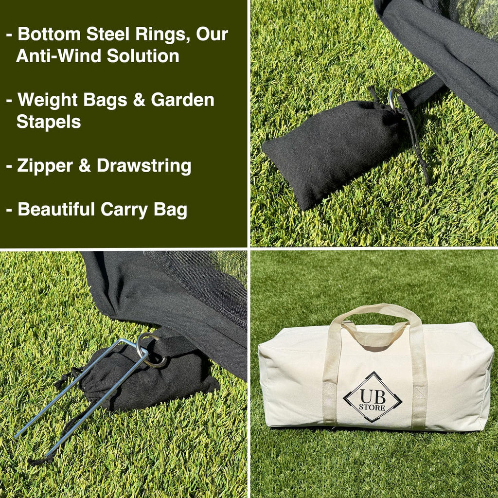 Black Mosquito Net 13 x 10 FT L19158