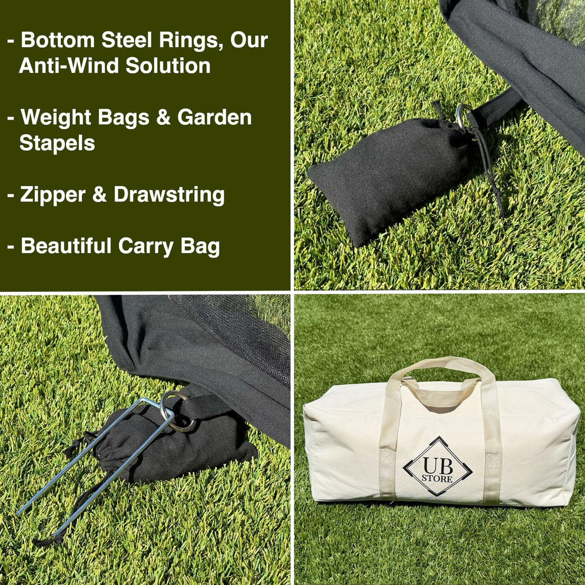 Black Mosquito Net 13 x 10 FT L19158